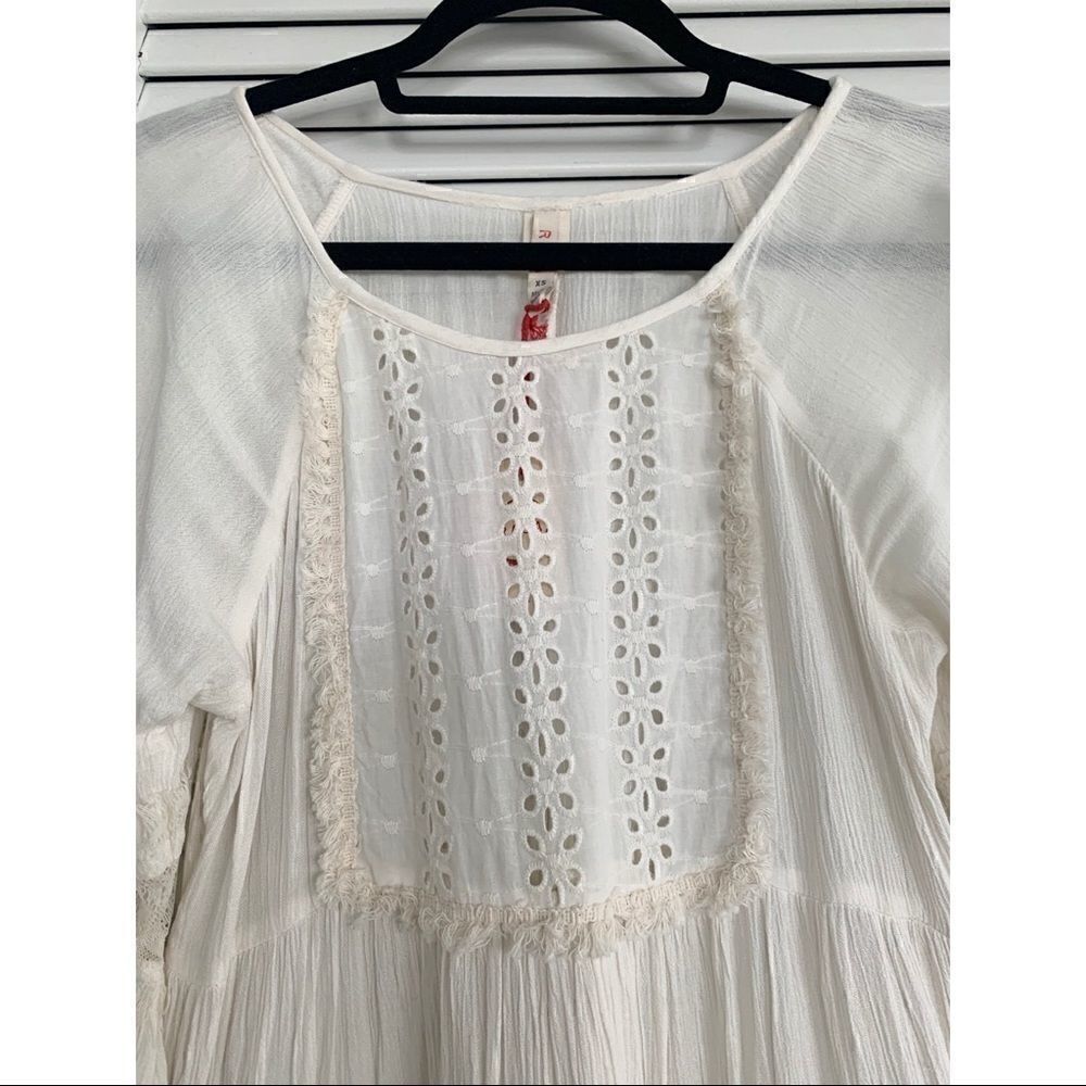 Revolve RAGA Sun Goddess Tunic Dress in Egg Shell - Picture 8 of 9